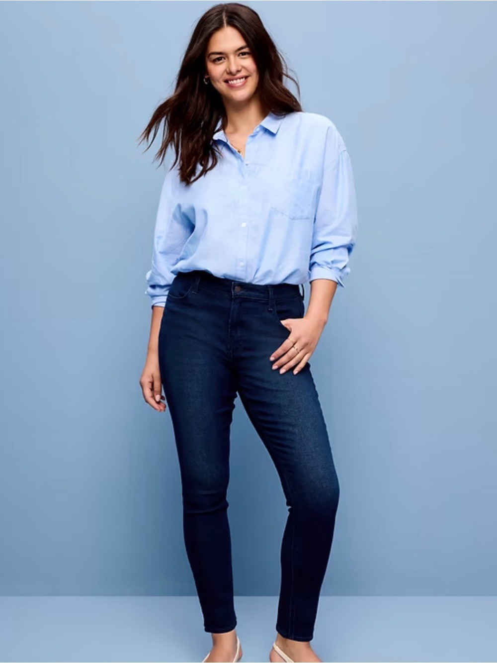 Old Navy High-Waisted Wow Super-Skinny Jeans size 20 Long